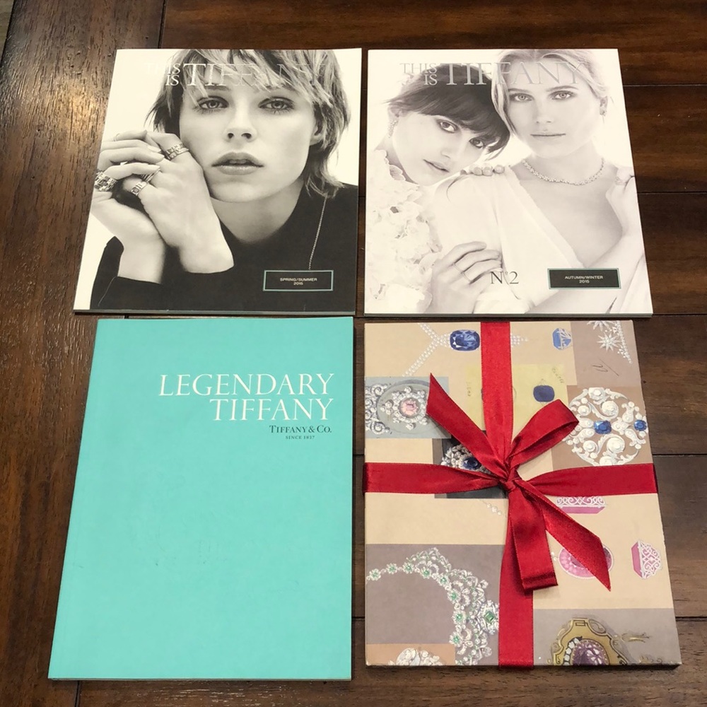 (4) Tiffany Marketing mailer books catalogues